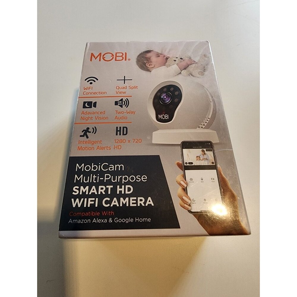Mobi Multi-Purpose Smart HD WiFi Nursery Monitor with 2-way Audio Night Vision